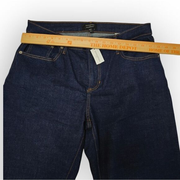 NWT BANANA REPUBLIC GIRLFRIEND JEAN DARK BLUE JEANS SIZE 31/13 TALL - Picture 7 of 10